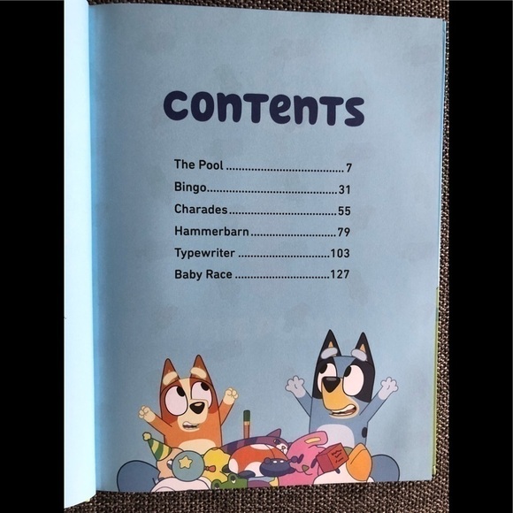 Moose Bluey 5 Minute Stories Hardcover Book Bedtime Kids Baby Book - Picture 4 of 12